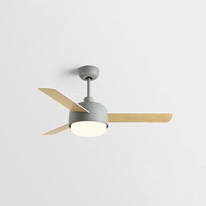 Nordic Macaron Dome Ceiling Fan Light