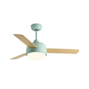 Nordic Macaron Dome Ceiling Fan Light