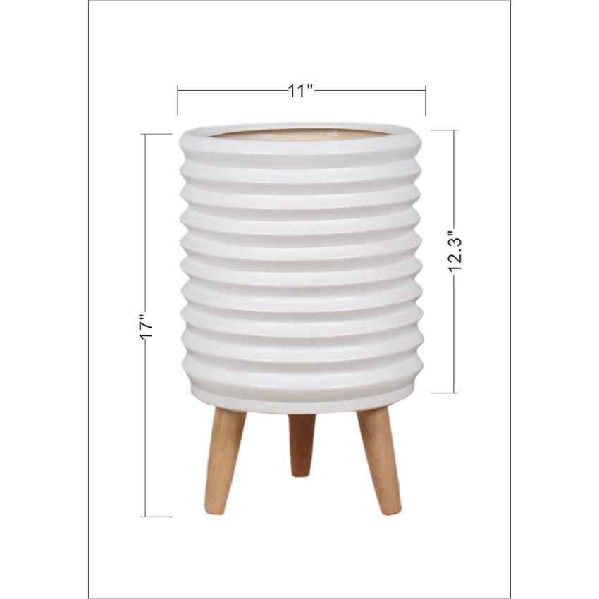 Roman White Planter