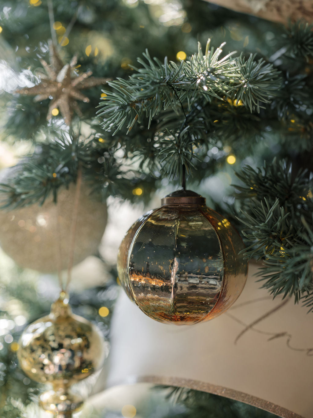 3" Mercury Glass Ornament
