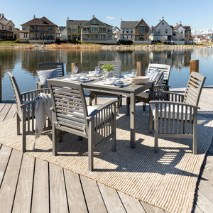 Midland 7-Piece Outdoor Patio Dining Set with Cushions