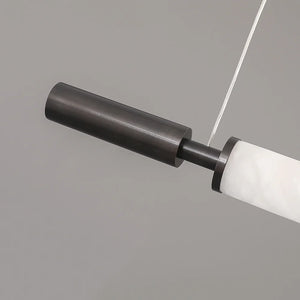 Organic Alabaster Linear Pendant Light