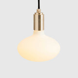 Oval Pendant Light in Brass