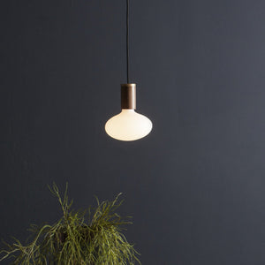 Oval II Pendant Light in Walnut