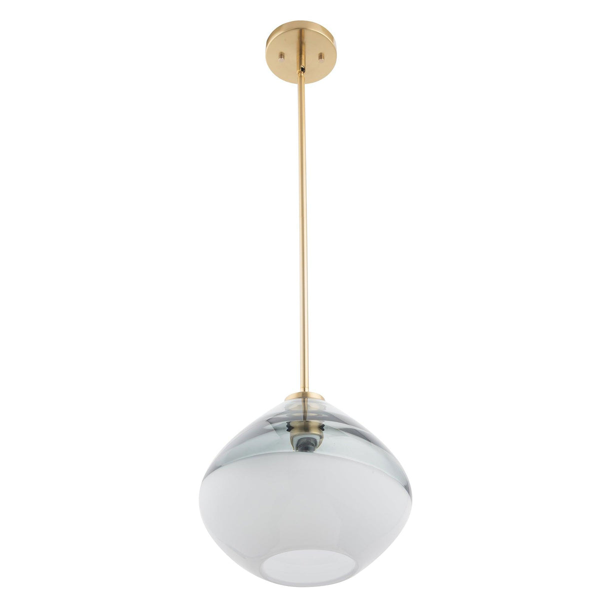 Pheobe 1-light Modern Handblown Glass Island Pendant Light