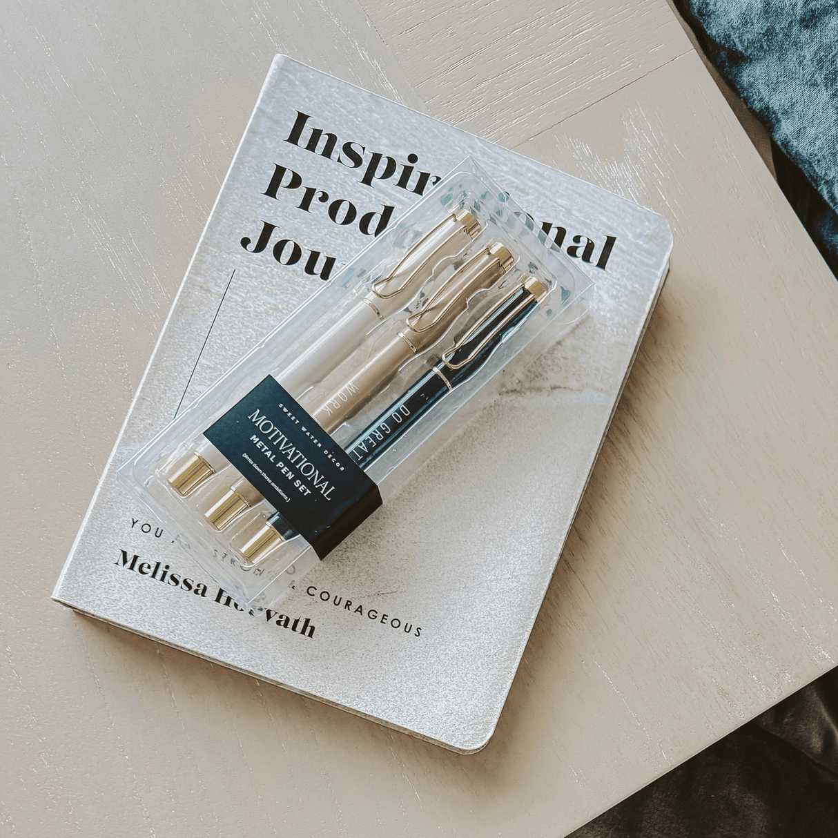 Motivational Metal Pen Set