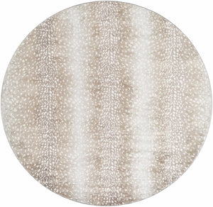 Pointblank Tan Leopard Print Rug