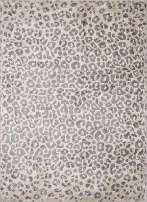 Beige Liversedge Leopard Print Area Rug
