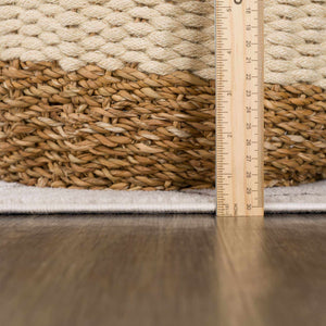 Azzan Cream & Charcoal Area Rug