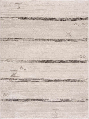 Deja Cream & Charcoal Area Rug - Clearance
