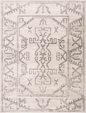 Divya Cream & Charcoal Area Rug - Clearance