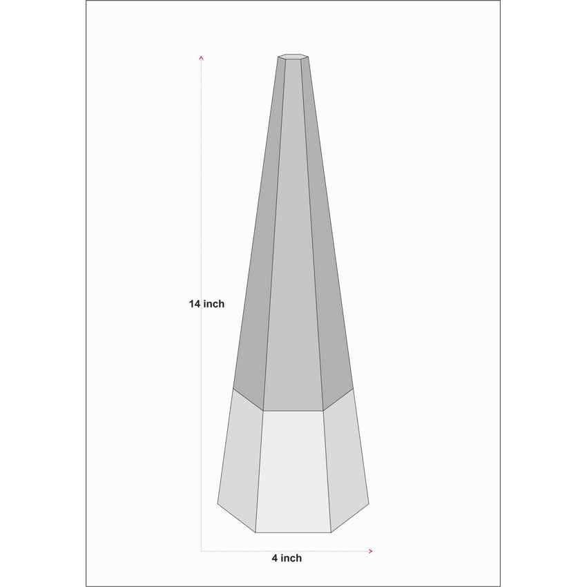Klisura White Decorative Sculpture