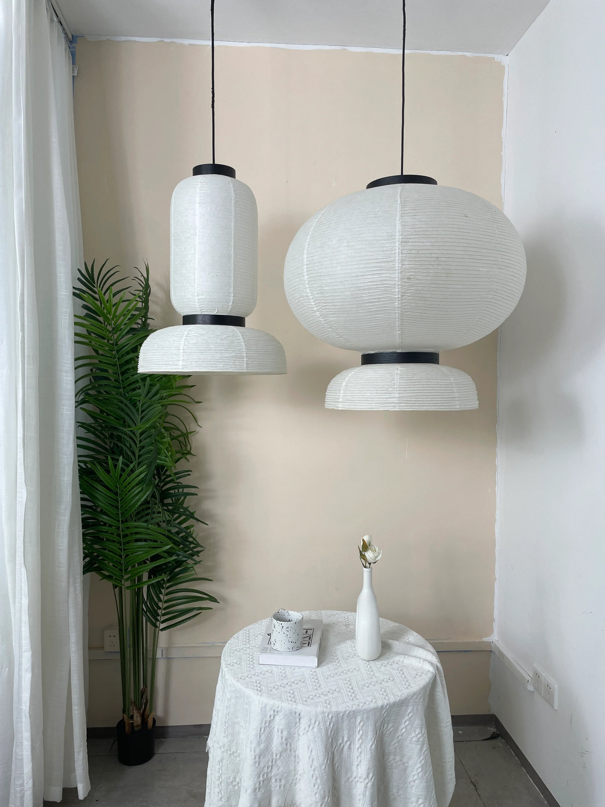 Rice Paper Lantern Pendant Lamp