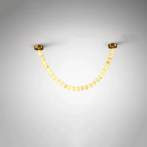 Pearl Alabaster Necklace Chandelier