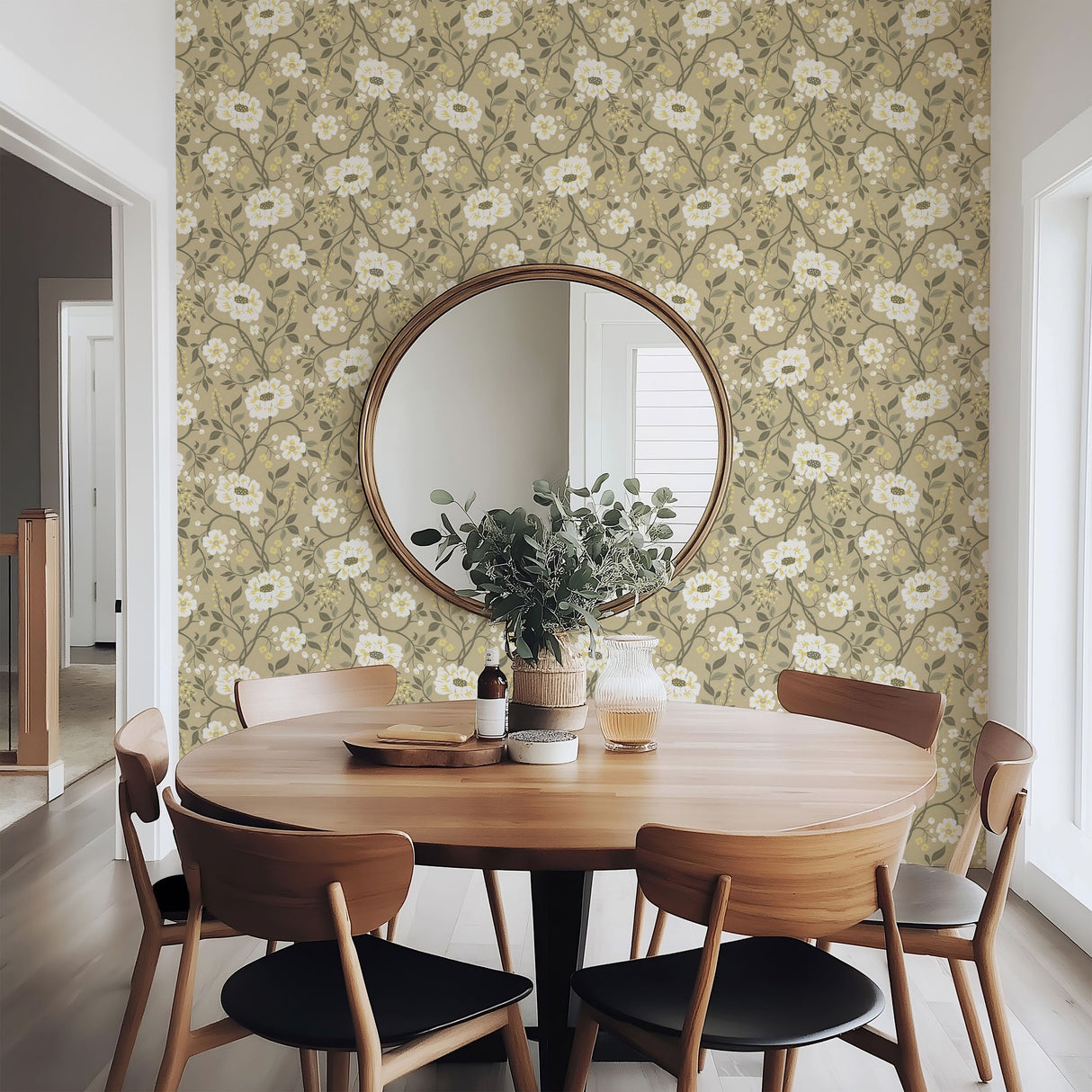 Peonies Wallpaper | Unique Flower Bloom for Elegant Interiors