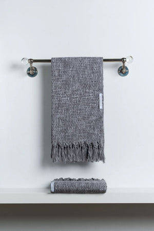 Pestemal Denim Gray Ombre Linen