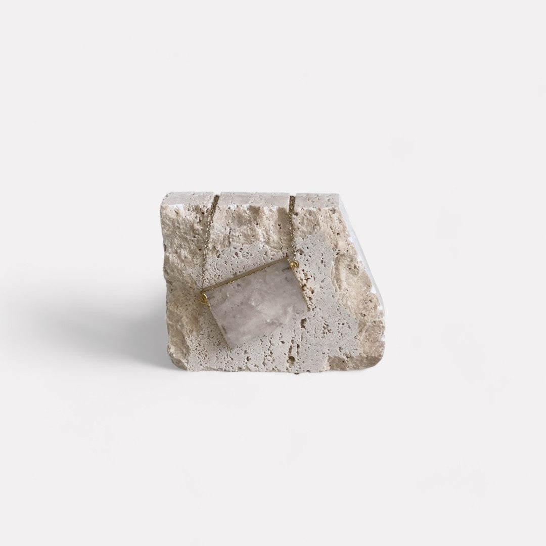 Amalfi Travertine Stone Jewelry Pedestal, Small/Large