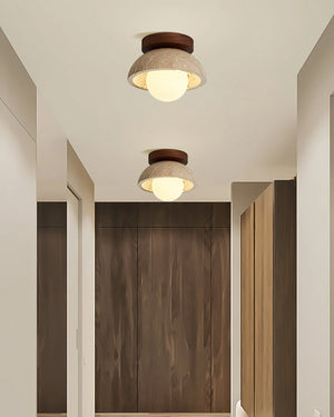 Piedra Travertine Ceiling Light