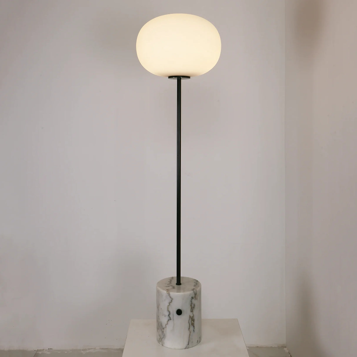 Pillar Lumina Glass Orb Floor Lamp