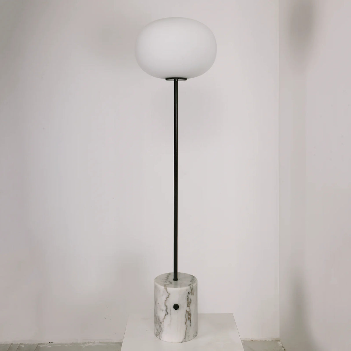 Pillar Lumina Glass Orb Floor Lamp