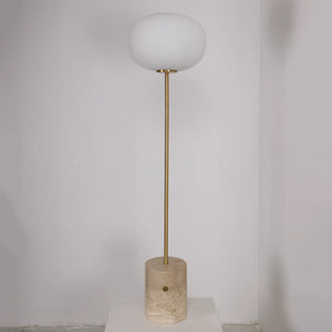 Pillar Lumina Glass Orb Floor Lamp