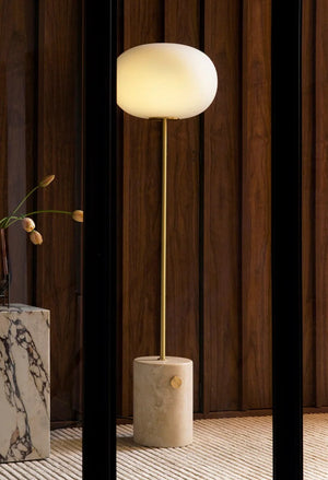 Pillar Lumina Glass Orb Floor Lamp