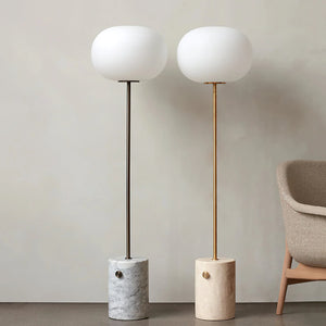 Pillar Lumina Glass Orb Floor Lamp