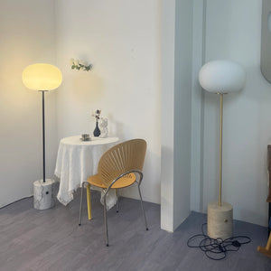 Pillar Lumina Glass Orb Floor Lamp