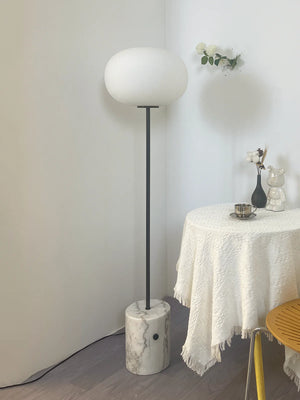 Pillar Lumina Glass Orb Floor Lamp