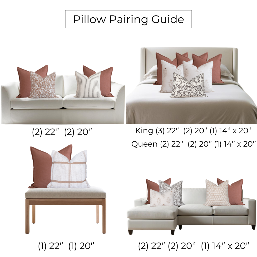 Gávea Solid Color Pillow Cover | Terracotta