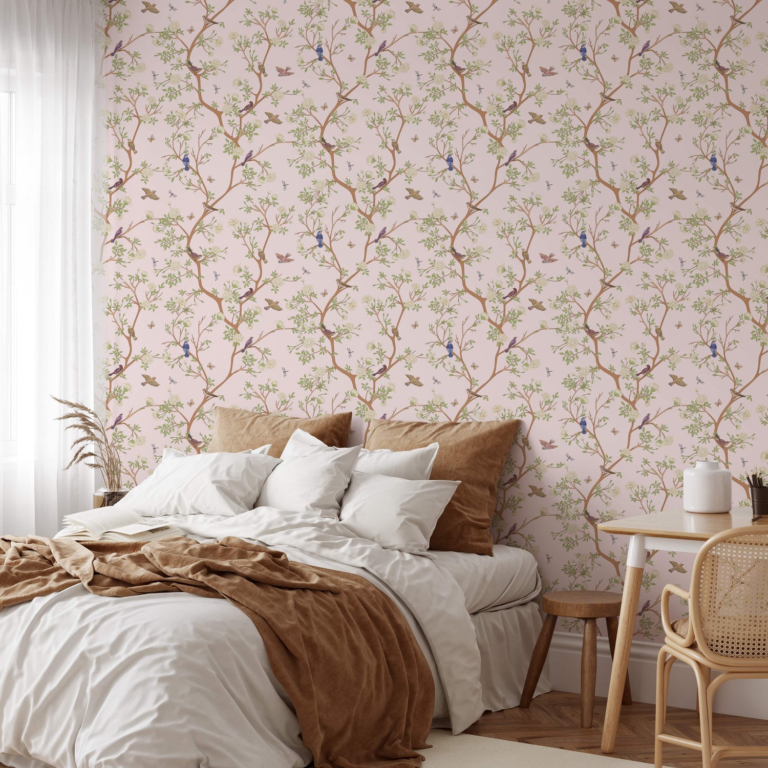 Chinoiserie Blossom Tree Wallpaper