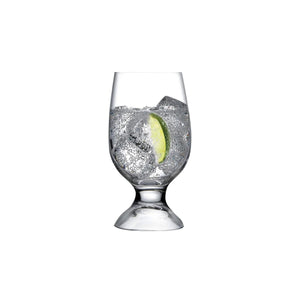 Red Or White Set of 2 Water Glasses