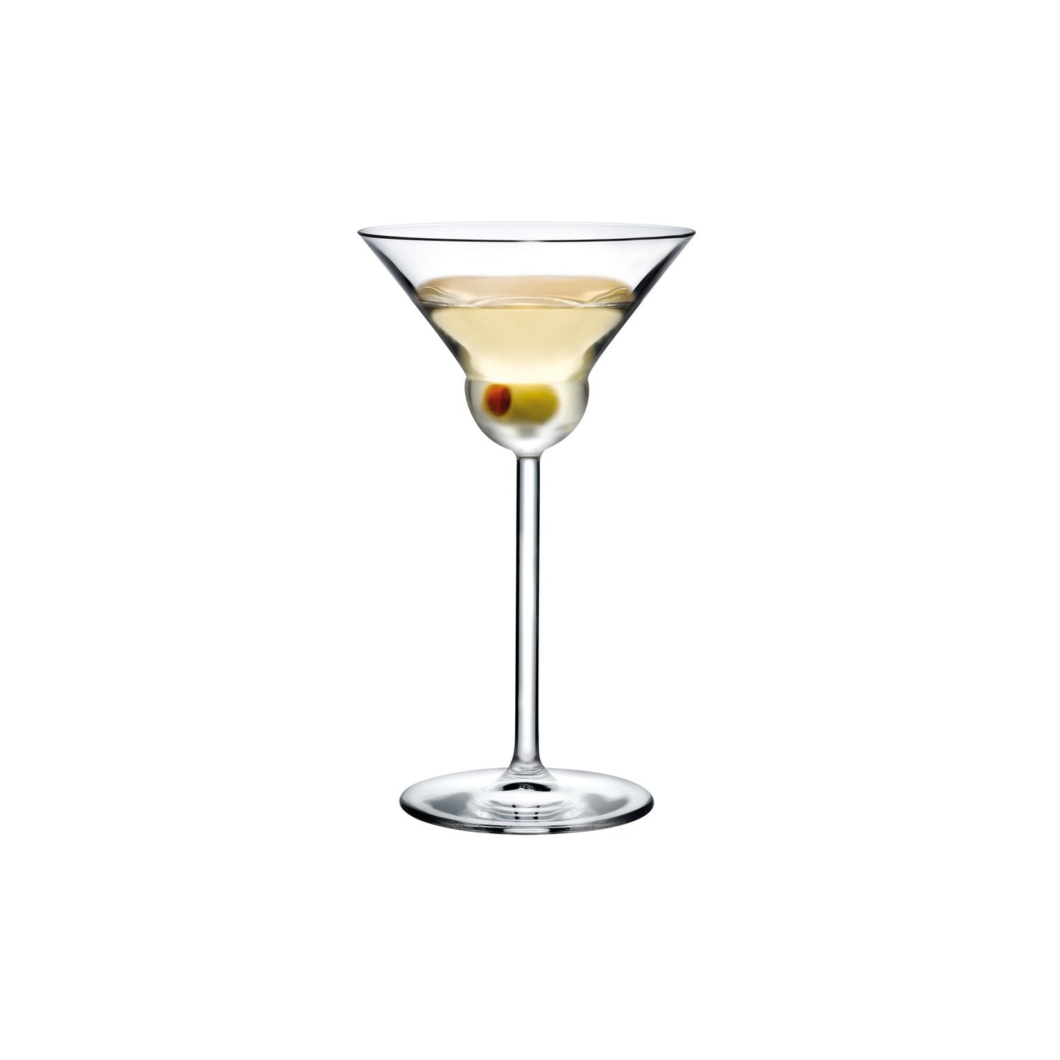 Vintage Set of 2 Martini Glasses Rounded