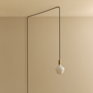 Enno Plug-In Pendant in Brass