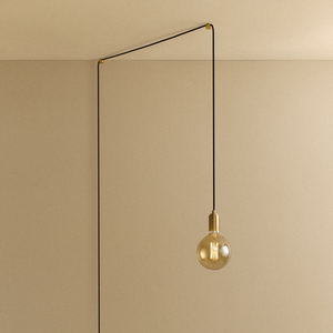 Gaia Plug-In Pendant in Brass