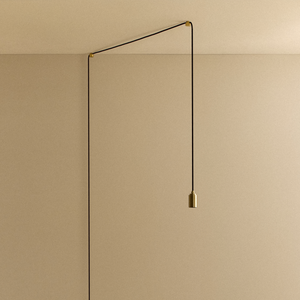 Plug-In Pendant in Brass