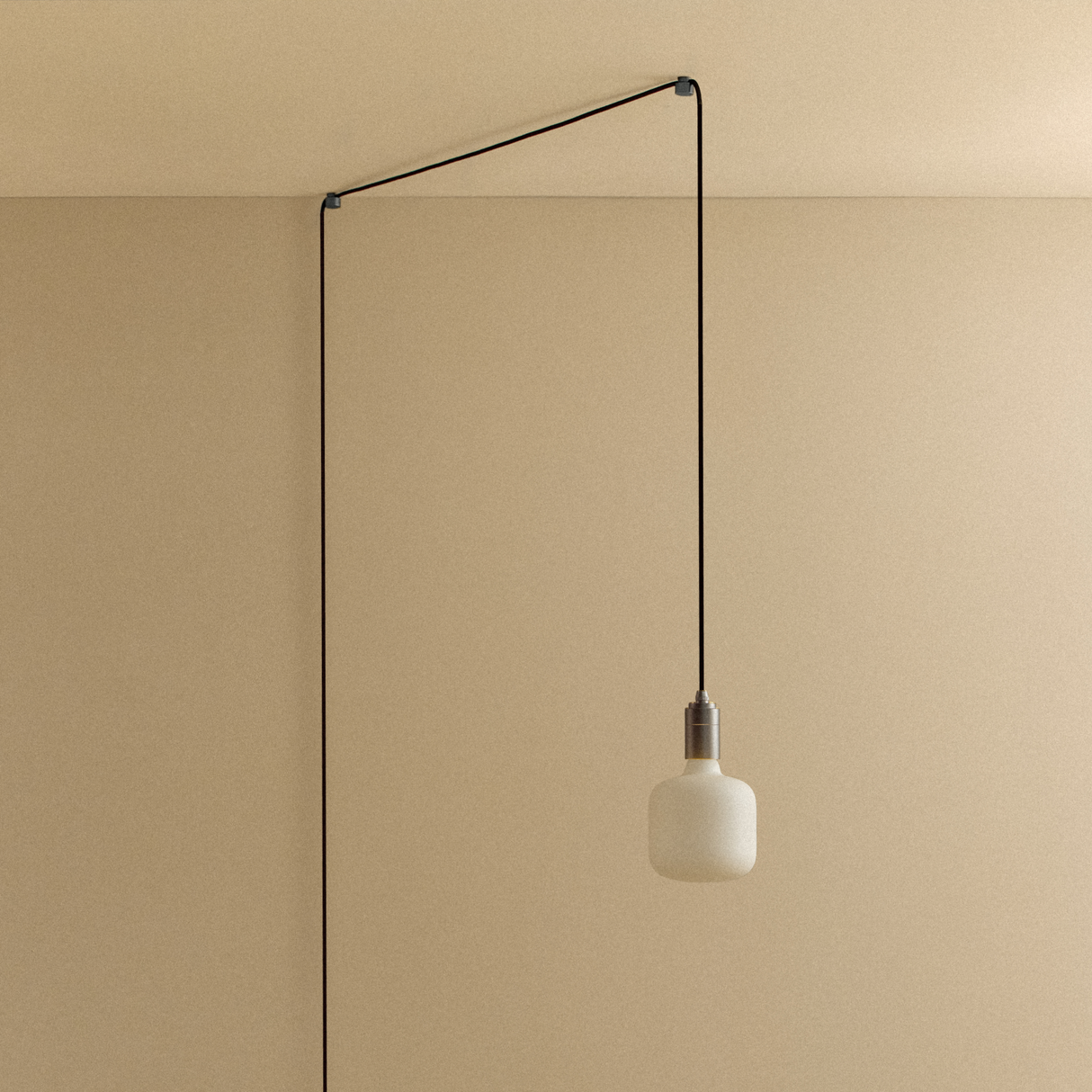 Oblo Plug-In Pendant in Graphite