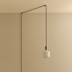 Oblo Plug-In Pendant in Graphite