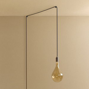Voronoi III Plug-In Pendant in Graphite