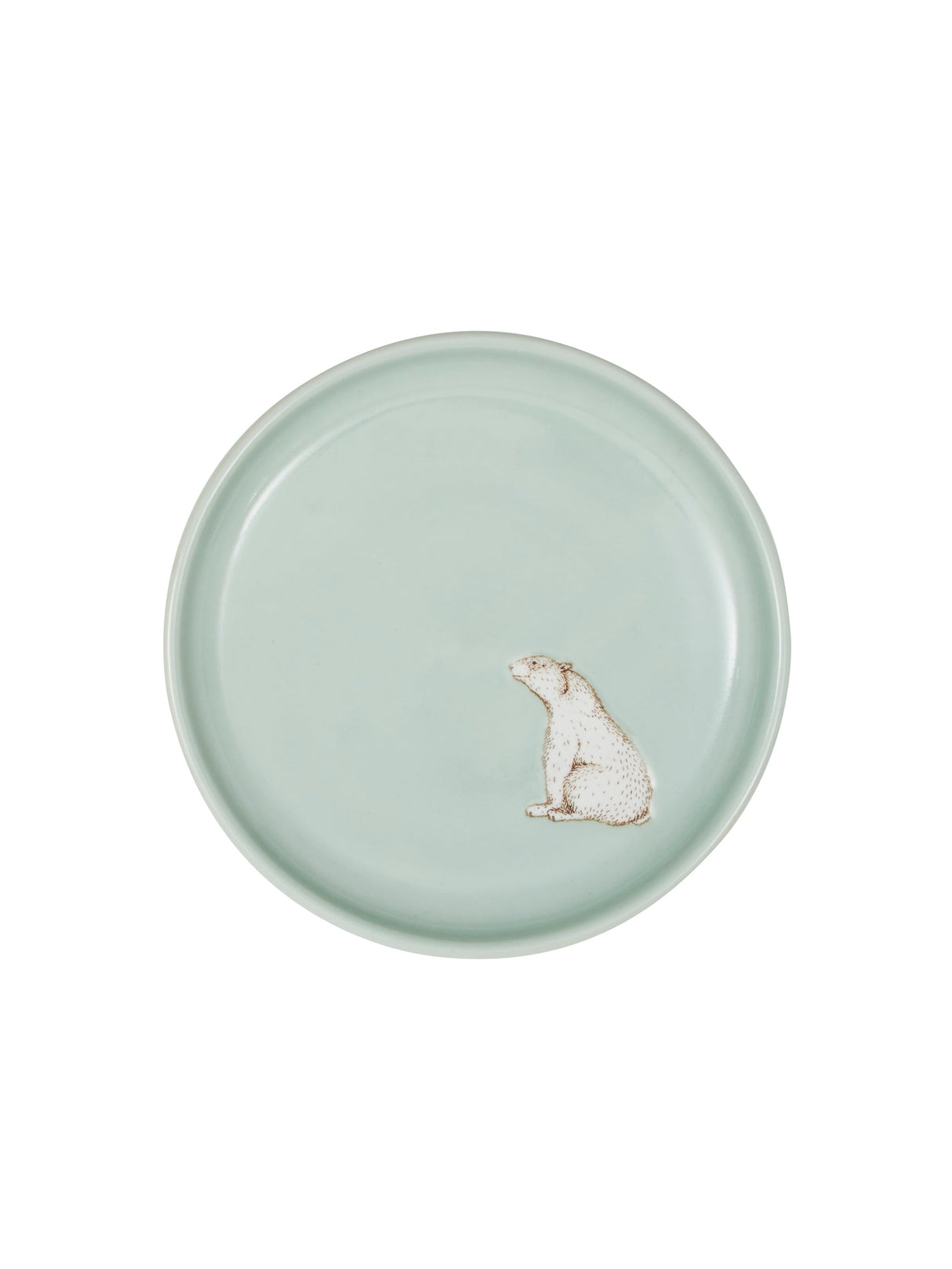 Polar Bear Ceramic Plate