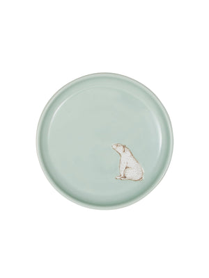 Polar Bear Ceramic Plate