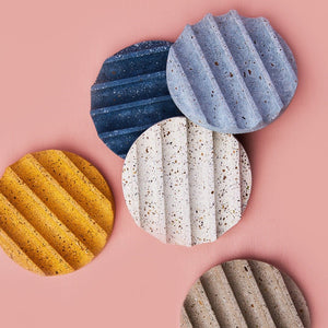 Mini Soap Dish | Cobalt Terrazzo