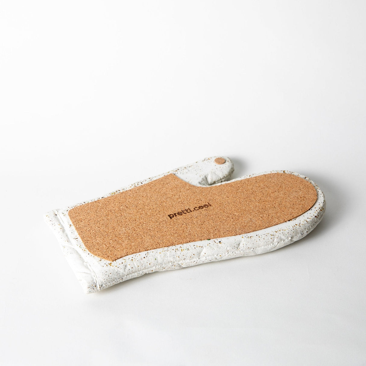 Oven Mitt Trivet | White Terrazzo