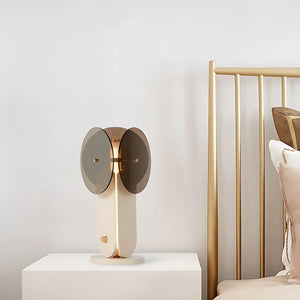 Trilume Smoke Grey Glass Lamp