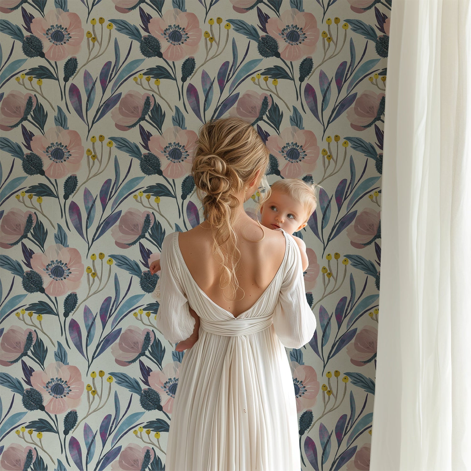 Purple Daisy Wallpaper