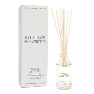 Warm and Cozy Clear Reed Diffuser