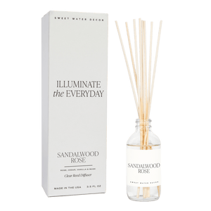 Sandalwood Rose Clear Reed Diffuser