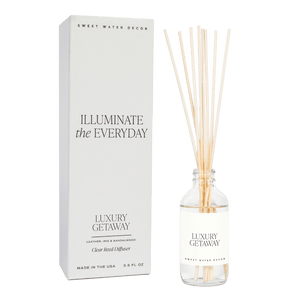 Luxury Getaway Clear Reed Diffuser