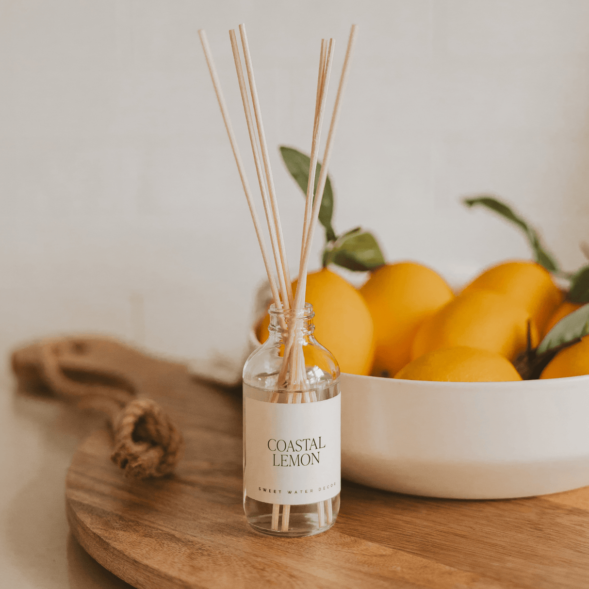 Coastal Lemon Clear Reed Diffuser