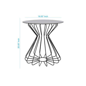 Natternbach Black End Table